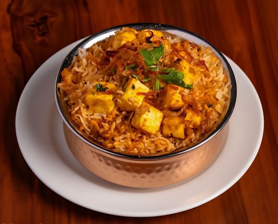 Paneer Biryani at Tadka Biryani & Tandoor, Morrisville NC
