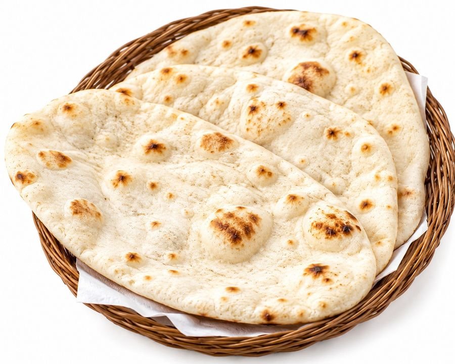 Plain Naan at Tadka Biryani & Tandoor, Morrisville NC