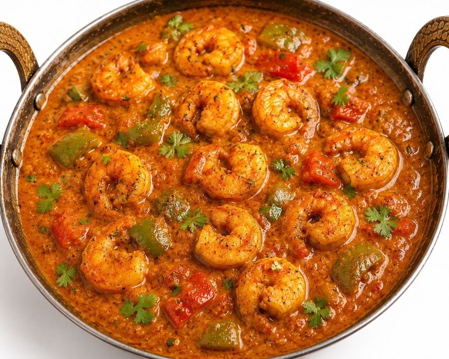 Kadai Shrimp at Tadka Biryani & Tandoor, Morrisville NC