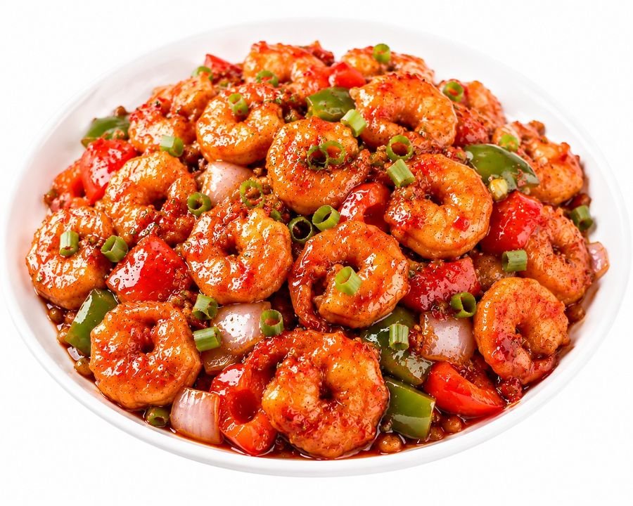 Chilli Shrimp at Tadka Biryani & Tandoor, Morrisville NC