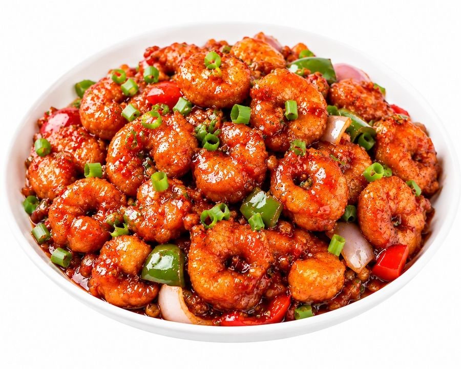 Shrimp Manchuria at Tadka Biryani & Tandoor, Morrisville NC